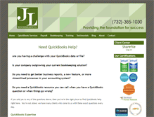 Tablet Screenshot of jlbookkeeping.com